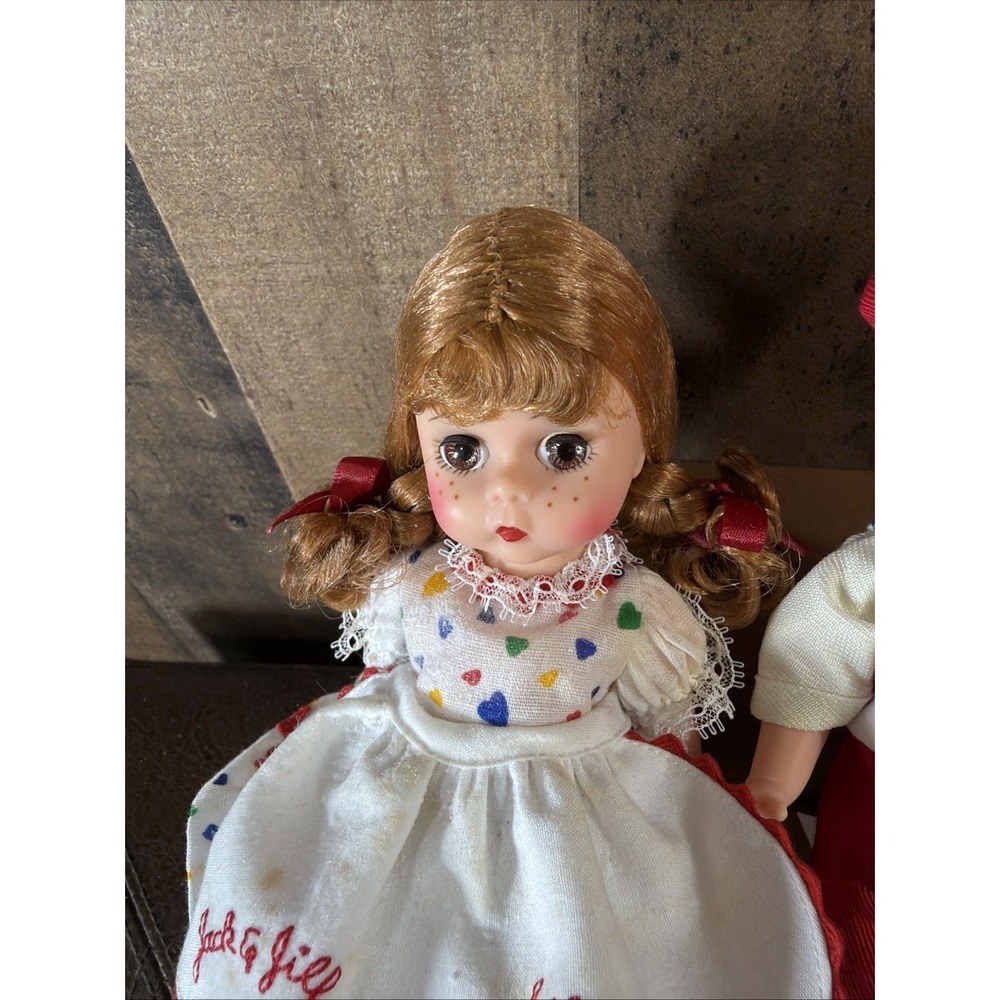Vintage Madame‎ Alexander Jack and Jill 8" Dolls Storyland Box Wear Stain 1987 - Picture 5 of 16